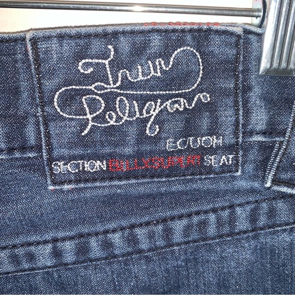 True Religion Blue Straight Jeans Classic Style 32 - Picture 6 of 12
